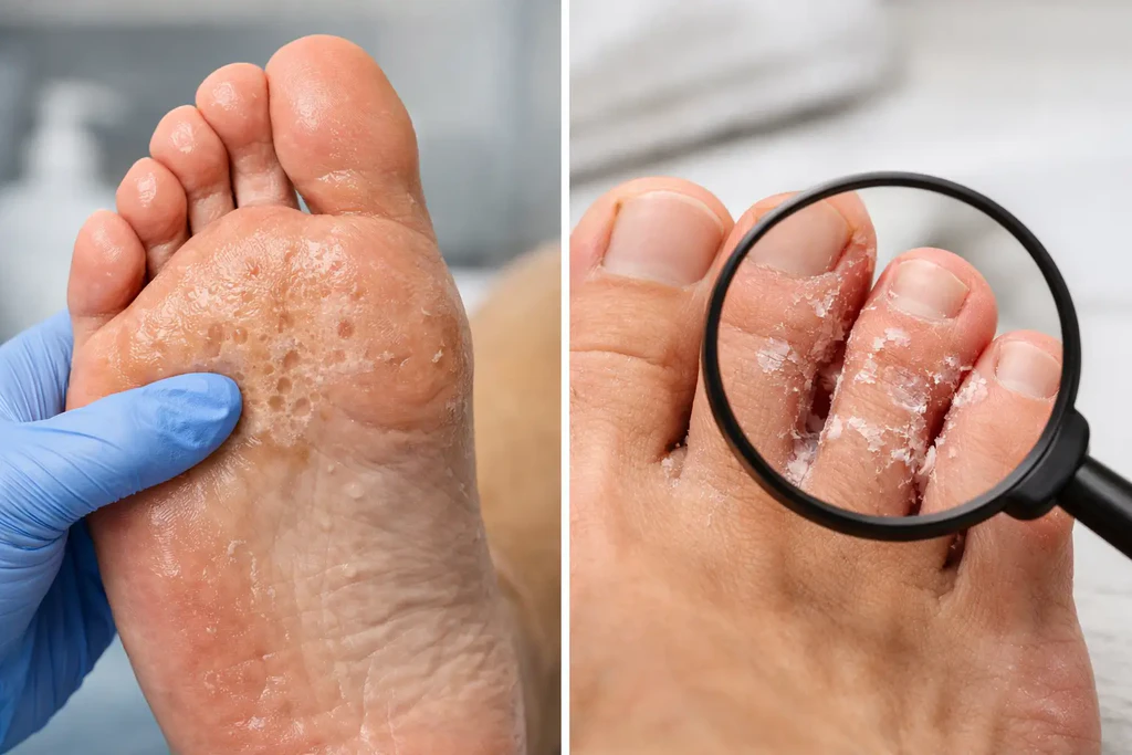 Pitted Keratolysis vs Athlete's Foot