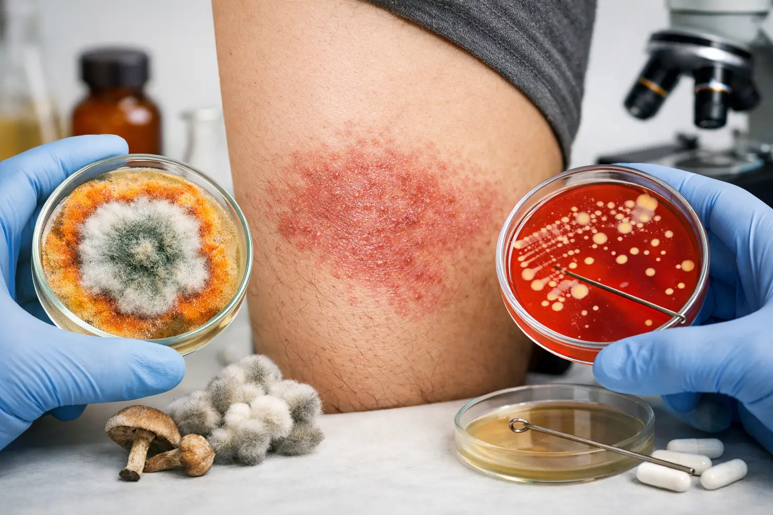 Is Erythrasma Fungal or Bacterial?