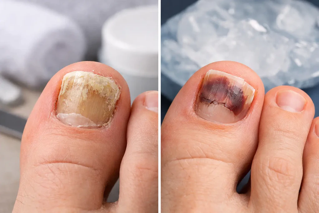 Onychomycosis vs Nail Trauma Differences